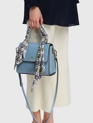 Голубая сумка MARELLA: фото 2 - Invogue