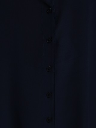 Тёмно-синяя рубашка MARELLA: фото 5 - Invogue