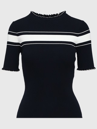 Тёмно-синий свитер MARELLA: фото - Invogue