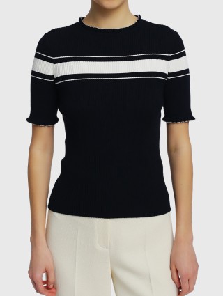 Тёмно-синий свитер MARELLA: фото 3 - Invogue