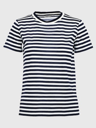 Тёмно-синяя футболка MARELLA: фото - Invogue