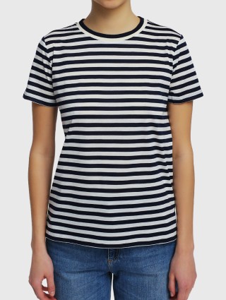 Тёмно-синяя футболка MARELLA: фото 3 - Invogue