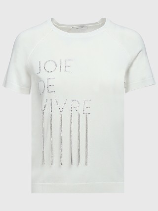 Белая футболка I BLUES: фото - Invogue