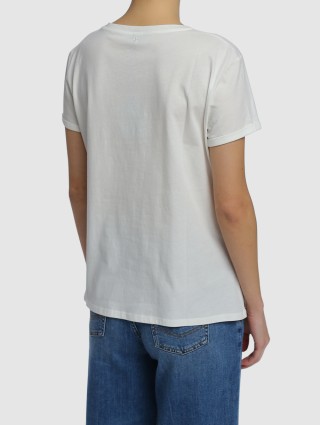 Белая футболка MARELLA: фото 4 - Invogue