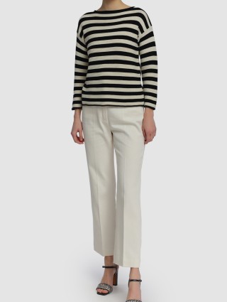 Белые брюки MARELLA: фото 1 - Invogue