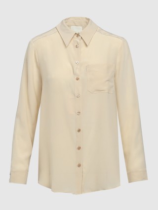 Бежевая рубашка MARELLA: фото - Invogue