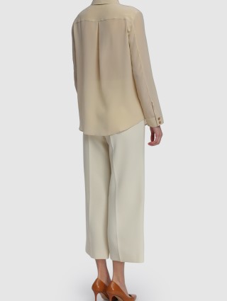 Бежевая рубашка MARELLA: фото 2 - Invogue