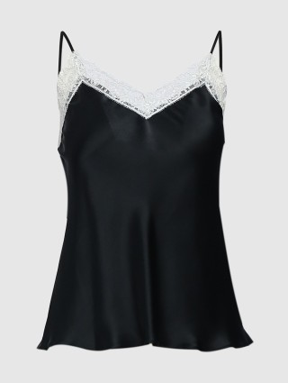 Чёрный топ I BLUES: фото - Invogue