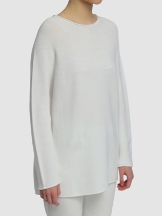 Белый свитер MARELLA: фото 3 - Invogue