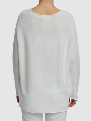 Белый свитер MARELLA: фото 4 - Invogue