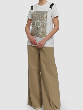 Белая футболка MAX MARA: фото 1 - Invogue