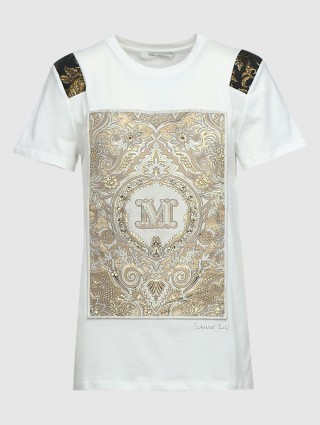 Белая футболка MAX MARA: фото - Invogue