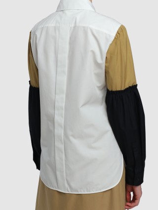 Белая рубашка MAX MARA: фото 4 - Invogue