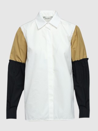 Белая рубашка MAX MARA: фото - Invogue