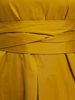 Жёлтое платье MAX MARA: фото 3 - Invogue