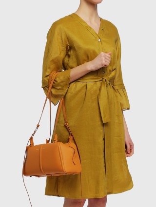 Жёлтое платье MAX MARA: фото 3 - Invogue