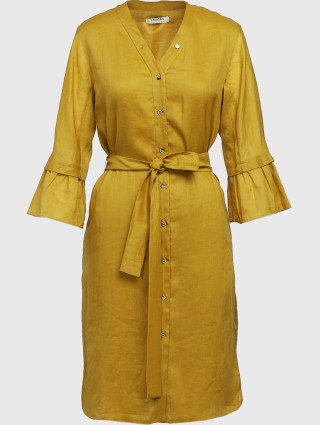 Жёлтое платье MAX MARA: фото - Invogue