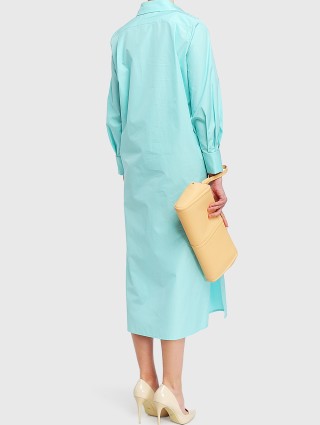 Бирюзовое платье MAX MARA: фото 2 - Invogue