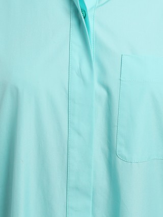 Бирюзовое платье MAX MARA: фото 3 - Invogue