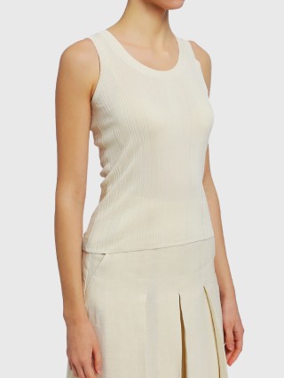 Кремовий топ WEEKEND MAX MARA : фото 3 - Invogue