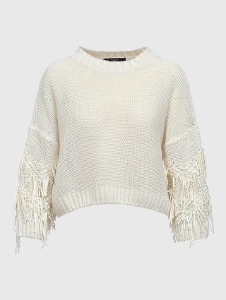 Кремовый свитер WEEKEND MAX MARA: фото - Invogue