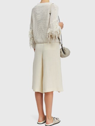 Кремовый свитер WEEKEND MAX MARA: фото 2 - Invogue