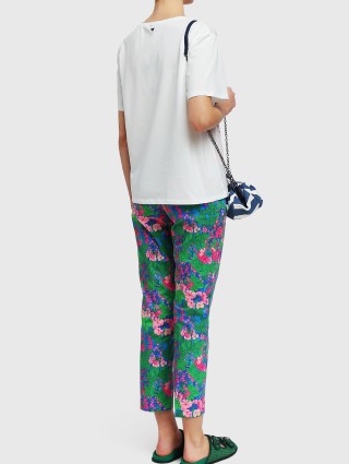 Зелёные брюки WEEKEND MAX MARA: фото 2 - Invogue