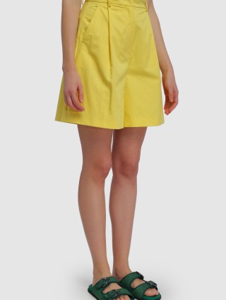 Жёлтые шорты WEEKEND MAX MARA: фото 3 - Invogue