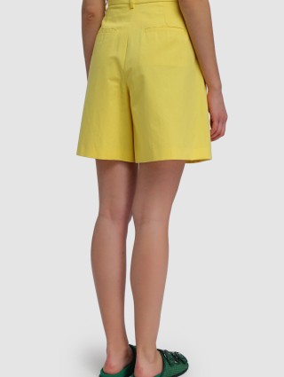 Жёлтые шорты WEEKEND MAX MARA: фото 4 - Invogue
