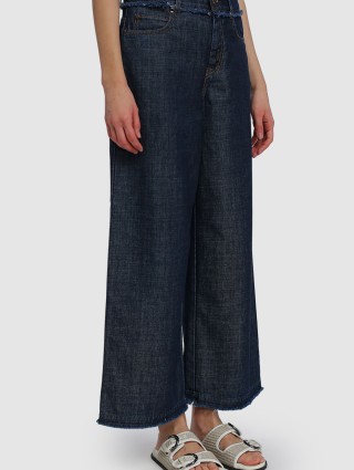 Тёмно-синие джинсы WEEKEND MAX MARA: фото 3 - Invogue