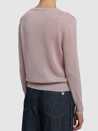 Розовый свитер WEEKEND MAX MARA: фото 4 - Invogue