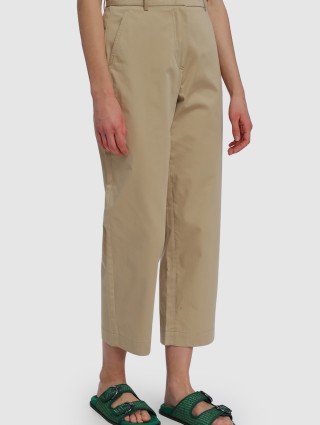 Бежевые брюки WEEKEND MAX MARA: фото 3 - Invogue