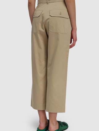 Бежевые брюки WEEKEND MAX MARA: фото 4 - Invogue