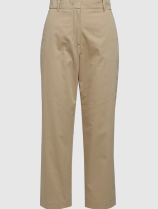 Бежевые брюки WEEKEND MAX MARA: фото - Invogue