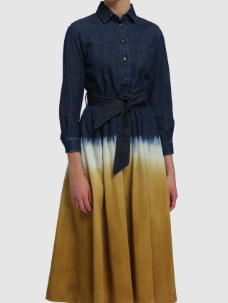 Тёмно-Синее платье WEEKEND MAX MARA: фото 3 - Invogue