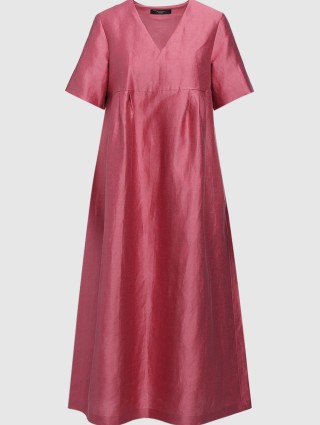 Тёмно-Розовое платье WEEKEND MAX MARA: фото - Invogue