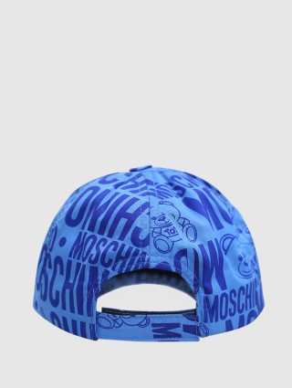 Синяя кепка MOSCHINO KIDS: фото 2 - Invogue