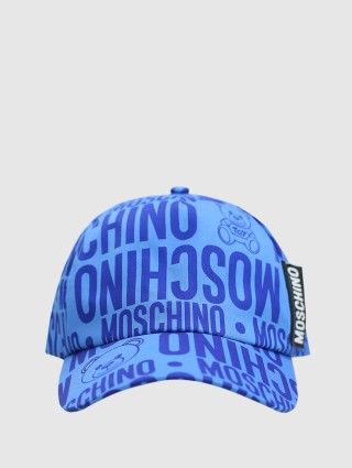 Синяя кепка MOSCHINO KIDS: фото - Invogue