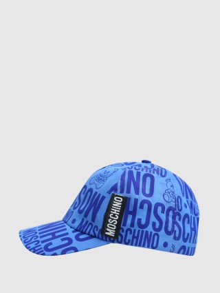 Синяя кепка MOSCHINO KIDS: фото 1 - Invogue