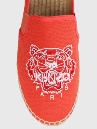 Оранжевые эспадрильи KENZO: фото 4 - Invogue