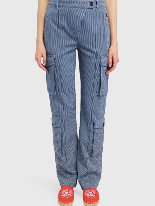 Серые брюки KENZO: фото 3 - Invogue