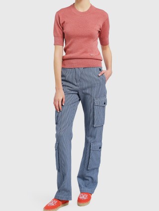 Серые брюки KENZO: фото 1 - Invogue