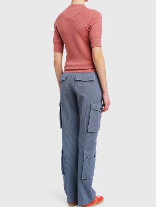 Серые брюки KENZO: фото 2 - Invogue