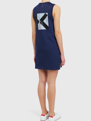 Тёмно-Синее платье KENZO: фото 2 - Invogue