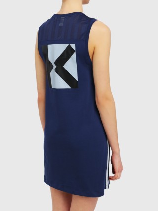 Тёмно-Синее платье KENZO: фото 4 - Invogue