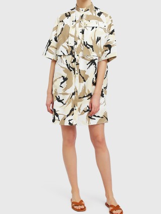 Белое платье KENZO: фото 1 - Invogue