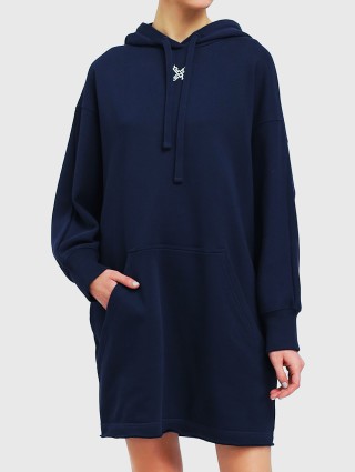 Тёмно-Синее платье KENZO: фото 3 - Invogue