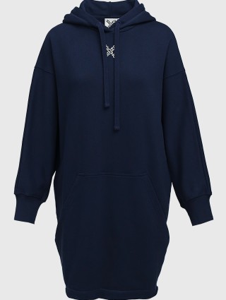 Тёмно-Синее платье KENZO: фото - Invogue