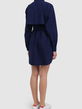 Тёмно-Синее платье KENZO: фото 2 - Invogue