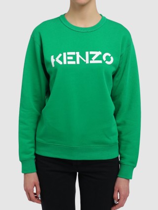 Зелёный свитшот KENZO: фото 3 - Invogue